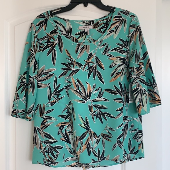ZOZO Multi Color 3/4 Sleeve Blouse  Size: Small - Picture 5 of 8